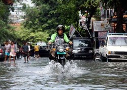 Ahok: Genangan Saat Hujan Disebabkan Kabel yang Ditanam di Saluran Air