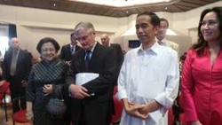  Jokowi Nonton Bareng Megawati di Kuningan