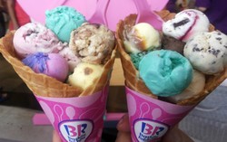 Lucky Eight, Nikmatnya 8 Rasa Es Krim Baskin-Robbins Dalam Satu Cone