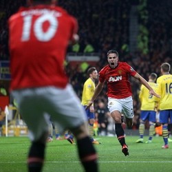 Setelah Tiga Gol ke Gawang Arsenal, RvP Akhirnya Merayakannya