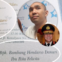 Enji Suami Ayu Ting Ting, Anak Mantan Kapolri?