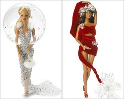 Desainer Inggris Ciptakan 5 Penampilan Dramatis untuk Barbie di Hari Natal