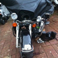 Kecepatan Harley Saat Hantam Trotoar 60 Km/Jam