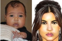  Seperti Apa Wajah Anak Kim Kardashian Saat Dewasa? Ini Fotonya