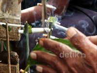 Ritual untuk Hentikan Letusan Gunung Sinabung