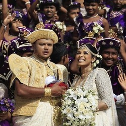 Foto: Pernikahan dengan 126 Pengiring Pengantin, Rekor Terbanyak di Dunia 