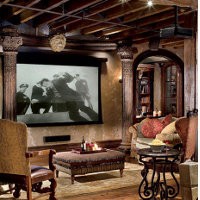 Gerard Butler Punya Bioskop di Apartemen