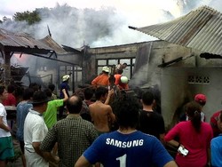 Kebakaran Landa Asrama SPN Karombasan Manado, Rumah Perwira Ludes