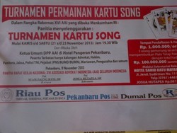 Terjadi Pro Kontra, Turnamen Kartu Remi di Rakernas Advokat Ditunda 