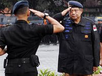 Presiden SBY Jadi Warga Kehormatan Brimob