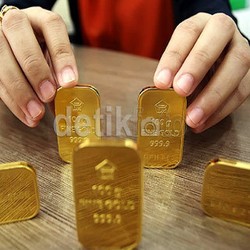 Harga Emas Batangan Sudah Turun Rp 61 Ribu/Gram Sejak Awal Tahun