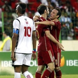 Spanyol Menang Tipis 2-1 Atas Equatorial Guinea