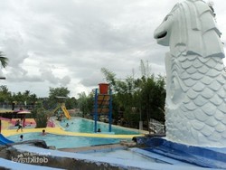 Wow! Ada Patung Merlion di Taman Rusa, Aceh Besar
