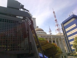 Usai Putuskan Pilkada Tangerang, MK Masih Dijaga Ketat Polisi