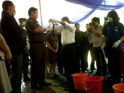 Sabu Rp 5 Miliar Dimusnahkan di Manado