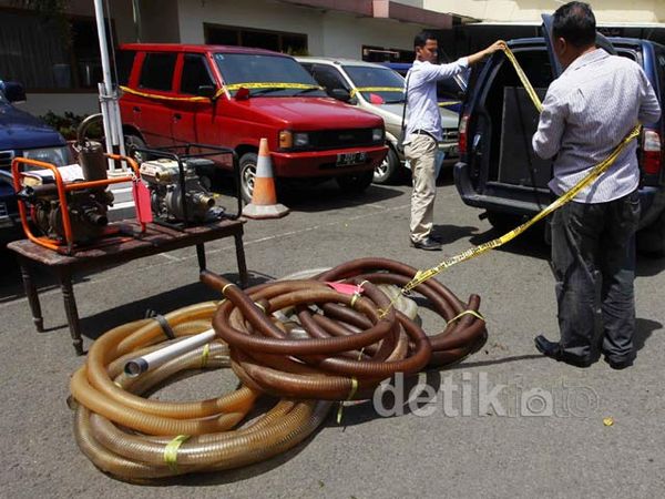 Polsek Menteng Sita 50 Ton Solar Ilegal