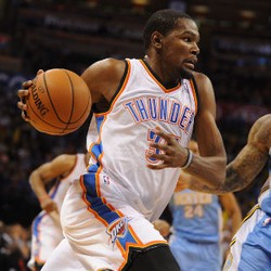 Durant 38 Poin, Thunder Atasi Nuggets