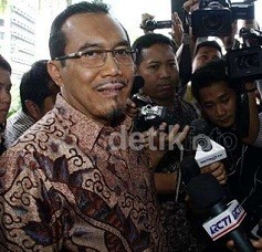 Datang ke KPK Pagi-pagi, Mentan Suswono Kelupaan Paraf BAP