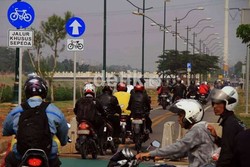 Jalur Sepeda di KBT dan Blok M Proyek Gagal