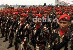 Kopassus Stop Latihan Bersama dengan Tentara Australia di Lembang
