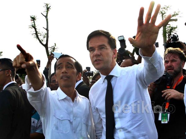 Jokowi Ajak PM Belanda Kunjungi Waduk Pluit