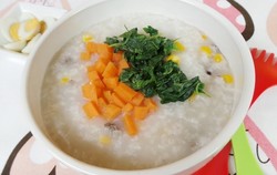 Resep Anak: Bubur Daging dan Bayam