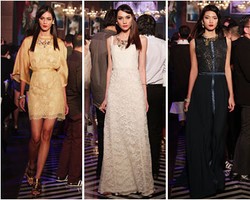 Arantxa Adi Luncurkan Gaun Malam dari Lace Transparan