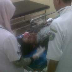 Mobil Kapolsek Tabrak Biker, Satu Orang Luka