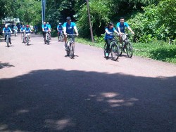 Tingkatkan Kemitraan, Garuda Gelar Fun Bike di Cibubur