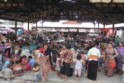 Ratusan Korban Letusan Sinabung Mengungsi ke Kabupaten Langkat