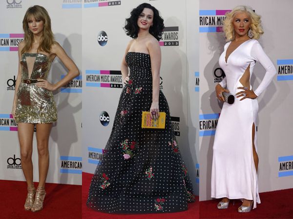 Parade Selebriti di Red Carpet AMA 2013