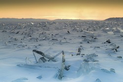 Danau Terdalam Sedunia Membeku, Rasanya Bagai di Planet Lain!