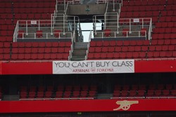 You Can't Buy Class. Sebuah slogan di stadion Emirates. Arsenal adalah klub dengan gelar juara ketiga terbanyak di Liga Inggris setelah Manchester United dan Liverpool. Mereka telah mengoleksi 13 titel liga, dan juga memenangi 10 Piala FA plus 2 Piala Liga. Tropi lain yang mereka miliki adalah Community Shield (12), Piala Winners (1), dan Inter-Cities Fairs Cup (1).
