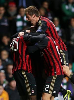 Di Celtic Park, Milan Sudahi Dua Catatan Buruk