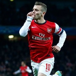 Brace Pertama Wilshere untuk Arsenal