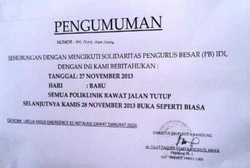 Aksi Solidaritas, RSUD Kota Bandung Tutup Layanan Rawat Jalan 