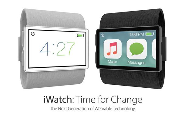Konsep iWatch dengan Layar Besar