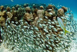 Museum Bawah Laut Sungguhan Ada di Meksiko