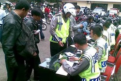 Razia Kendaraan di Jateng, Polisi Siapkan 100 Ribu Surat Tilang