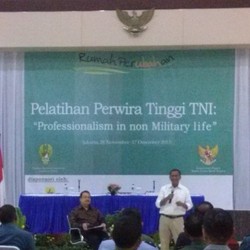 Dahlan Bicara Soal Kepemimpinan di Hadapan Perwira Tinggi TNI