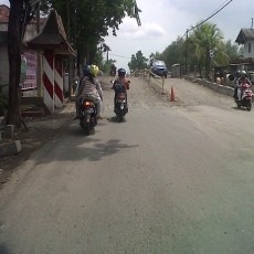 Jembatan Branjangan Kini Tak Berportal Lagi