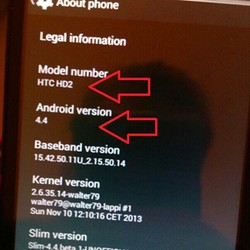 Android KitKat Bisa Jalan di HTC Jadul