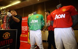The Official Manchester United Store di Plaza Indonesia yang akan resmi dibuka pada akhir Desember 2013.