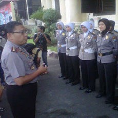 Surat Edaran Penundaan Polwan Berjilbab, Kapolrestabes Surabaya Tunggu Instruksi Kapolri