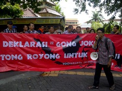 Gong Jokowi Yogya Serukan Rabu Kotak-kotak