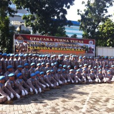 Suka Duka Polisi Perdamaian, Dari Badai Pasir Hingga Makan Dendeng Onta