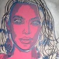 Kim Kardashian Akhirnya Dilukis Warhol