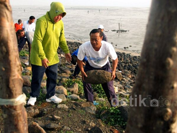 Aksi Risma Tanam Pohon Diwarnai Amuk Pedagang