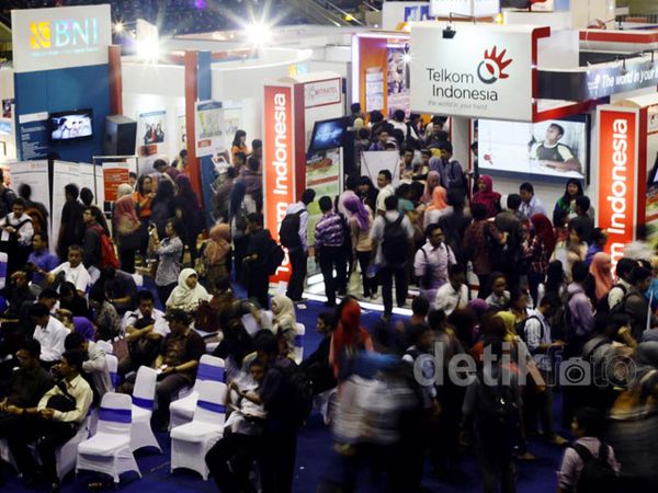 Pencari Kerja Serbu Hari Terakhir BUMN Career Day
