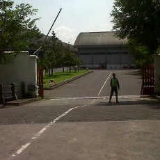 Mesin Pressing Milik PT Gudang Garam Terbakar